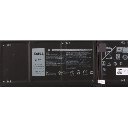 Replacement Dell Type H5CKD Laptop Battery Spare Part 15V 4Cell 53WHr