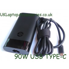 Replacement New HP Spectre 15-bl000 x360 90W USB-C USB Type-C AC Adapter Charger Power Supply