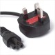 Replacement New UK 3-prong ac adapter power cord